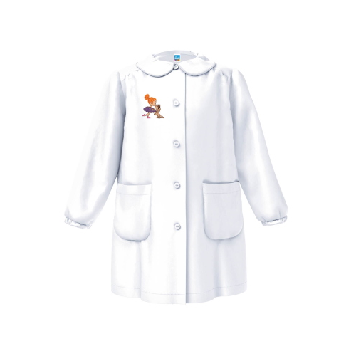 GREMBIULE ASILO SIGGI F ART.33GR4331BIANCO  TG.2-7ANNI