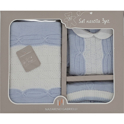 COMPLETO 3PZ  LANA  NAZARENO GABRIELLI X  ART.NG3488 DIS17  TG.0/1-1/3