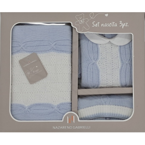 COMPLETO 3PZ  LANA  NAZARENO GABRIELLI X  ART.NG3488 DIS17  TG.0/1-1/3