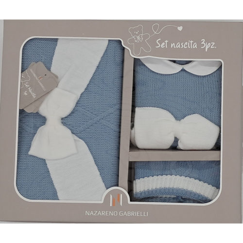 COMPLETO 3PZ  LANA  NAZARENO GABRIELLI X  ART.NG3488 DIS14 ASS.2 TG.0/1-1/3