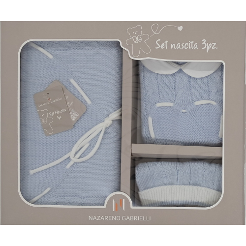 COMPLETO 3PZ  LANA  NAZARENO GABRIELLI X  ART.NG3488 DIS13  TG.0/1-1/3