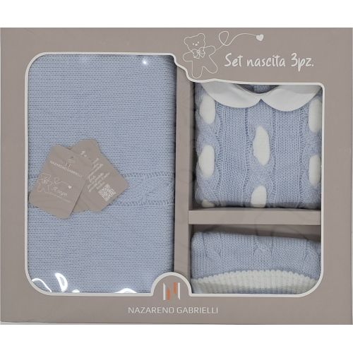 COMPLETO 3PZ  LANA  NAZARENO GABRIELLI X  ART.NG3488 DIS12  TG.0/1-1/3