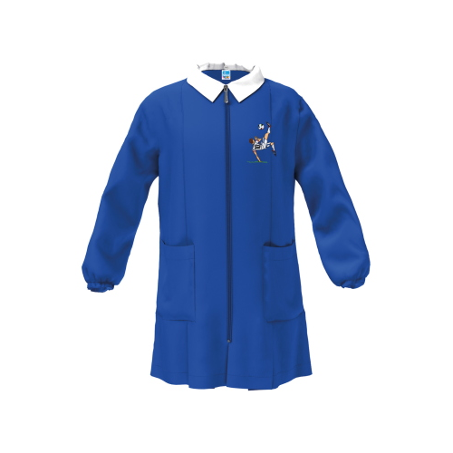 GREMBIULE SCUOLA ZIP  SIGGI M   ART.33GR4398BLU  TG.6-11ANNI