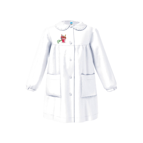GREMBIULE ASILO SIGGI F ART.33GR4335BIANCO  TG.2-7ANNI