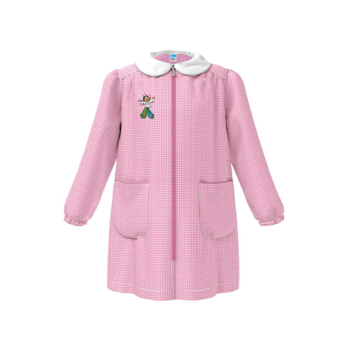 GREMBIULE ASILO ZIP SIGGI F ART.33GR4337ROSA  TG.2-6ANNI