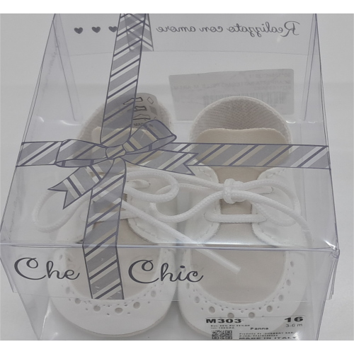 SCARPETTA  PELLE CHECH M   ART.M303  TG.16-19