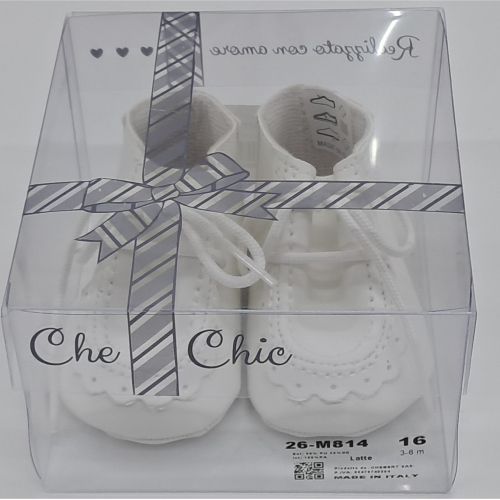SCARPETTA  PELLE CHECH M   ART.M814  TG.16-18
