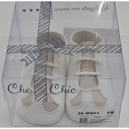SCARPETTA  PELLE CHECH M   ART.M801  TG.16-18