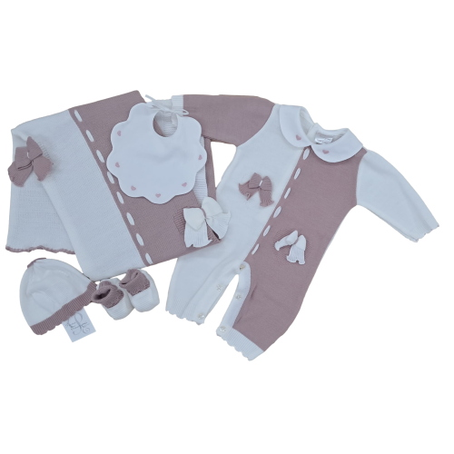SET CORREDINO  LANA  5PZ  PRIME EMOZIONI  F  ART.4211B  TG.0/1-1/3MESI