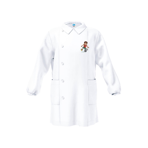 GREMBIULE ASILO SIGGI M  ART.33GR4344BIANCO  TG.2-7ANNI
