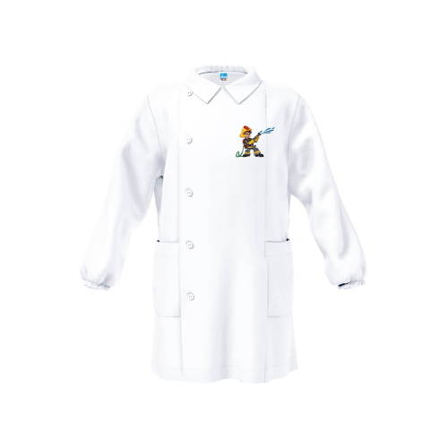 GREMBIULE ASILO SIGGI M  ART.33GR4347BIANCO  TG.2-7ANNI