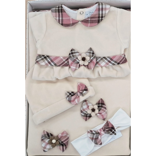 SET CORREDINO  CINIGLIA  4PZ F  ART.CO6400  TG.3MESI