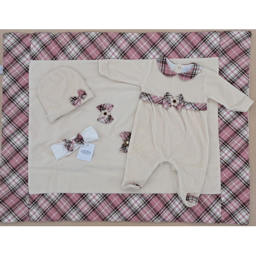 SET CORREDINO  CINIGLIA  4PZ F  ART.CO6400  TG.3MESI