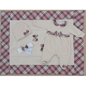 SET CORREDINO  CINIGLIA  4PZ F  ART.CO6400  TG.3MESI