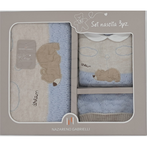 COMPLETO 3PZ  LANA  NAZARENO GABRIELLI X  ART.NG3488 DIS15  TG.0/1-1/3