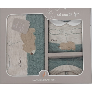 COMPLETO 3PZ  LANA  NAZARENO GABRIELLI X  ART.NG3488 DIS15  TG.0/1-1/3