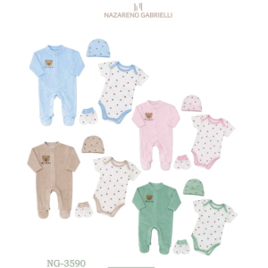 COMPLETO 4PZ  CINIGLIA ART. NG3590   TG.0/1-3/6