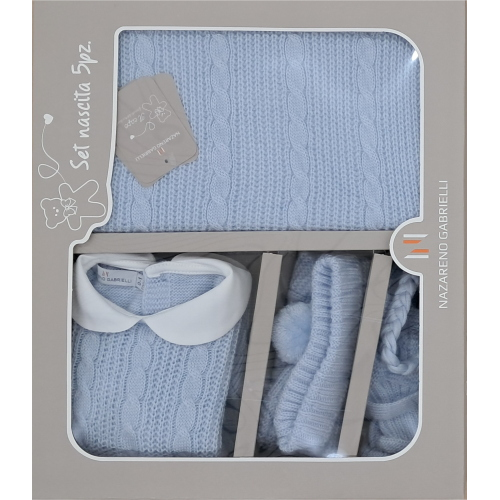 COMPLETO 5PZ  LANA  NAZARENO GABRIELLI X  ART.NG3489 ASS1  TG.0/1-1/3