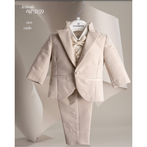 COMPLETO 6PZ ELEGANTE CON COPPOLA NAZARENO GABRIELLI  M ART.NG5159  TG.6-12MESI